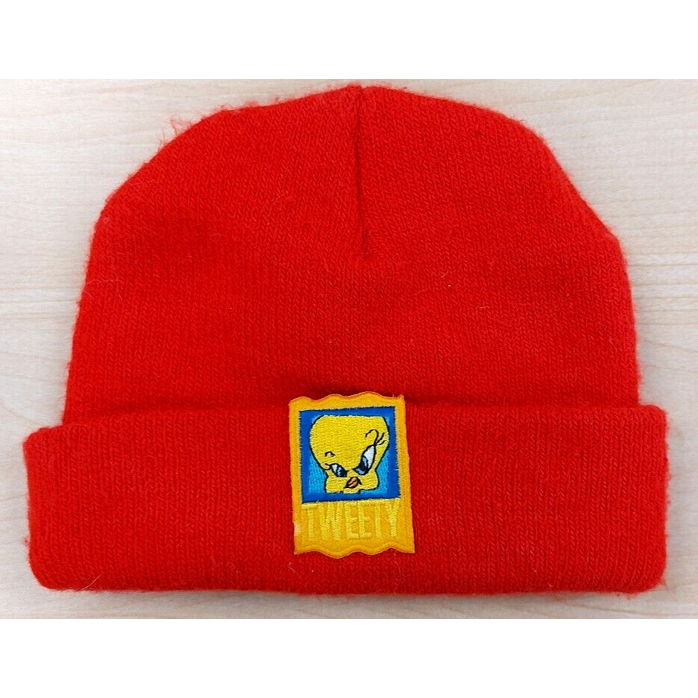 Vintage Looney Tunes Tweety Beanie Hat Warner‎ Bros 1998 Kids